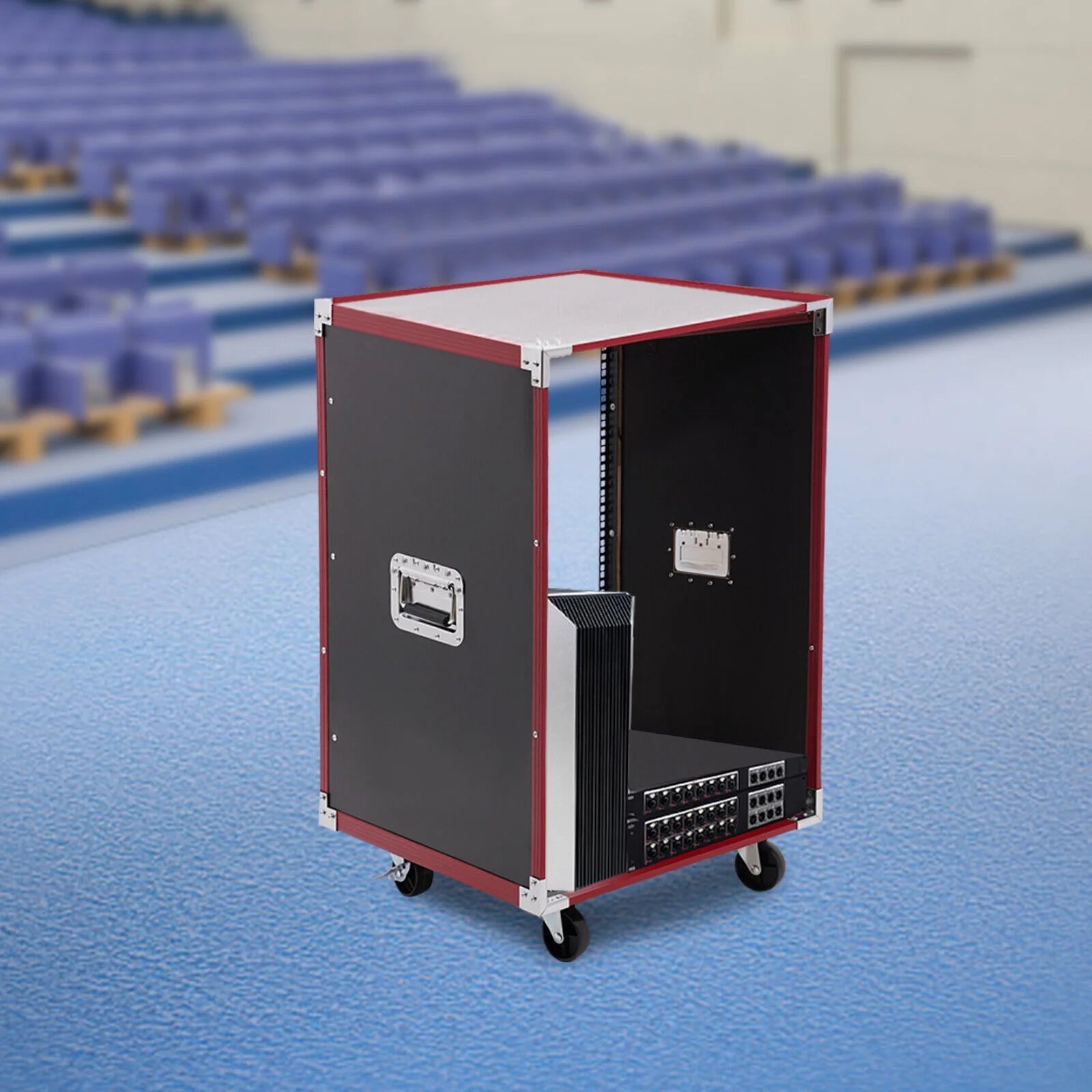 16U Network Server Cabinet with Wheels I612997