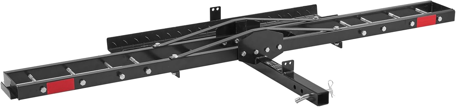 600 LBS Steel Motorcycle Carrier Hitch Mount with Loading Ramp I7294