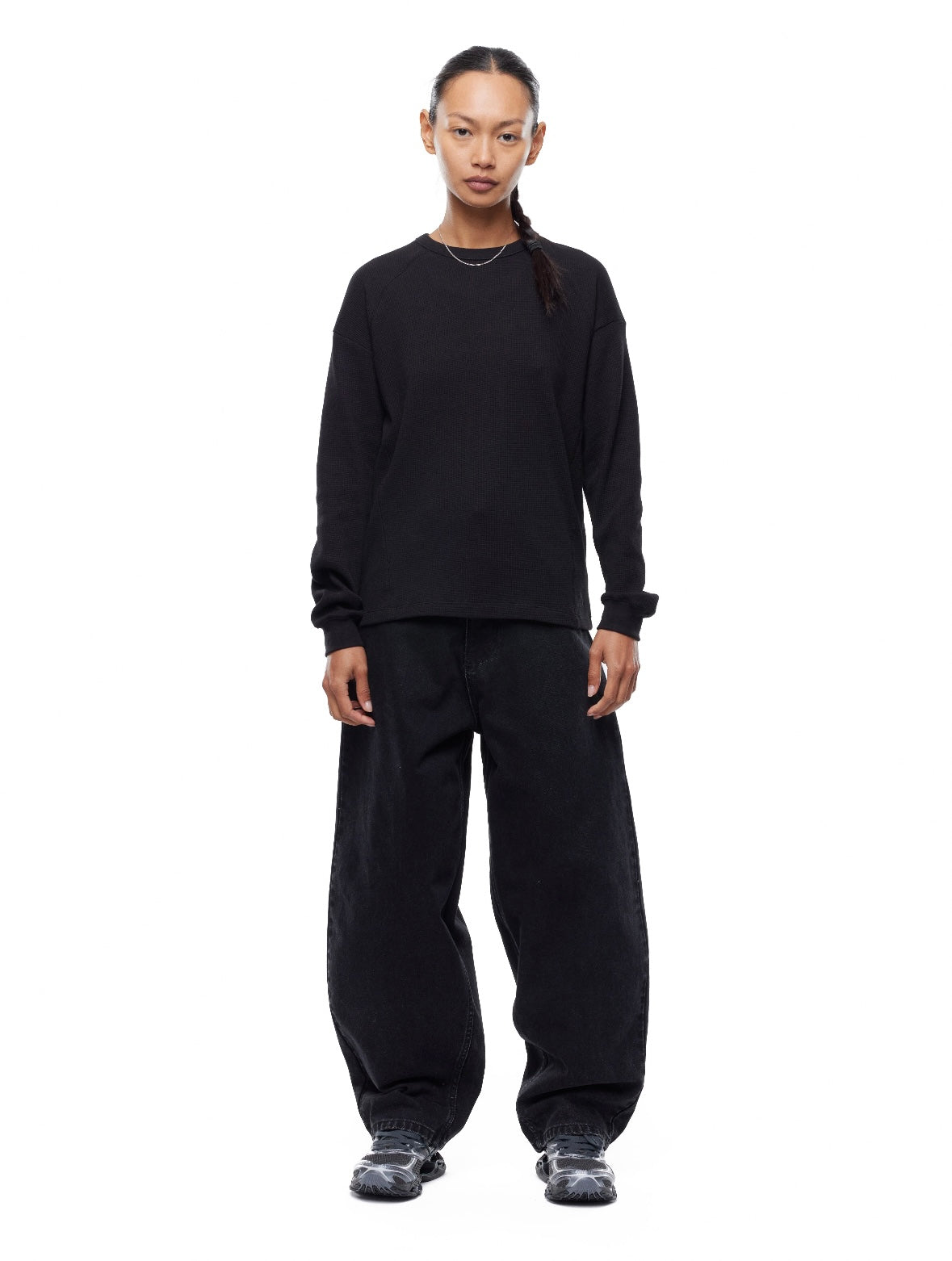 GA SIGNATURE DENIM JEANS - BLACK