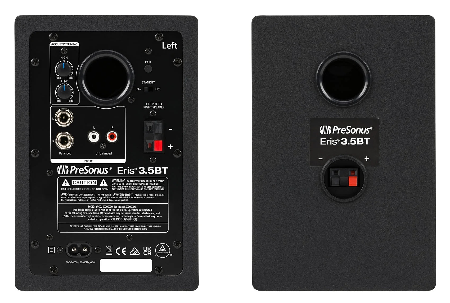 Pair 3.5" Studio Monitors with Bluetooth A22643