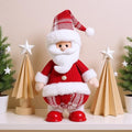 Red & White Singing & Dancing Santa Claus B41514