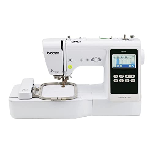 Sewing and Embroidery Machine, 80 Designs, 103 Built-In Stitches, Computerized, 4" x 4" Hoop Area, 3.2" LCD Touchscreen Display, 7 Feet T71835