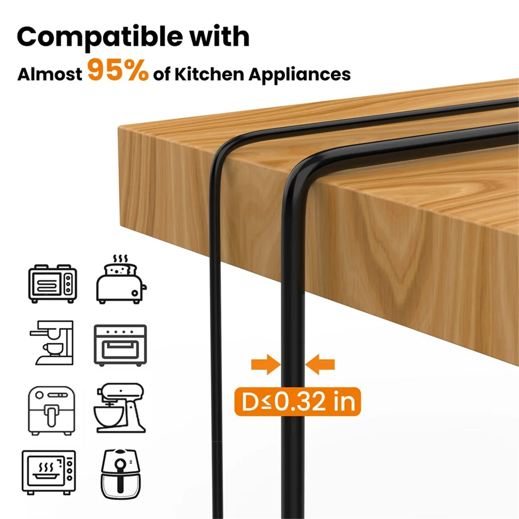 6 Pack Appliance Cord Organizer Stick on N5407