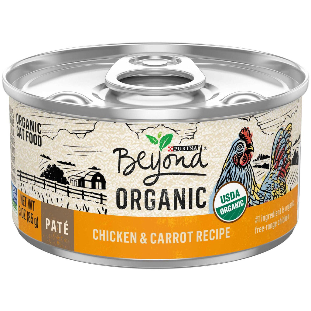 Organic Chicken & Carrot Recipe Pate Cat Food O270160