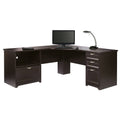 Espresso L-Shaped Desk L351251
