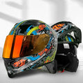 Flip up Front Motorcycle Helmet, Night Vision Modular Integrated Helmet, Lightweight Helmet T979627
