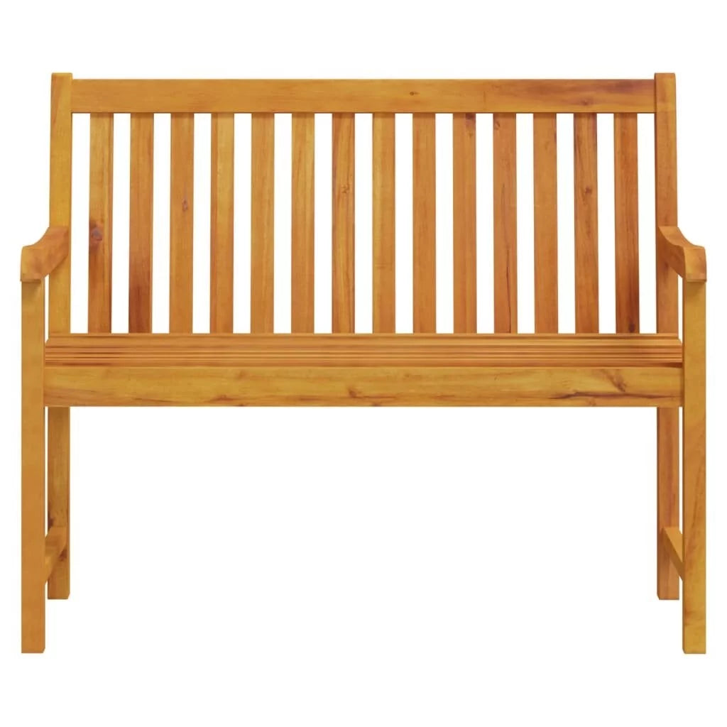 Golden acacia wood patio bench V769201