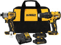 20V MAX Brushless Cordless Drill Driver and Impact Driver Combo Kit with 2 Batteries P10702