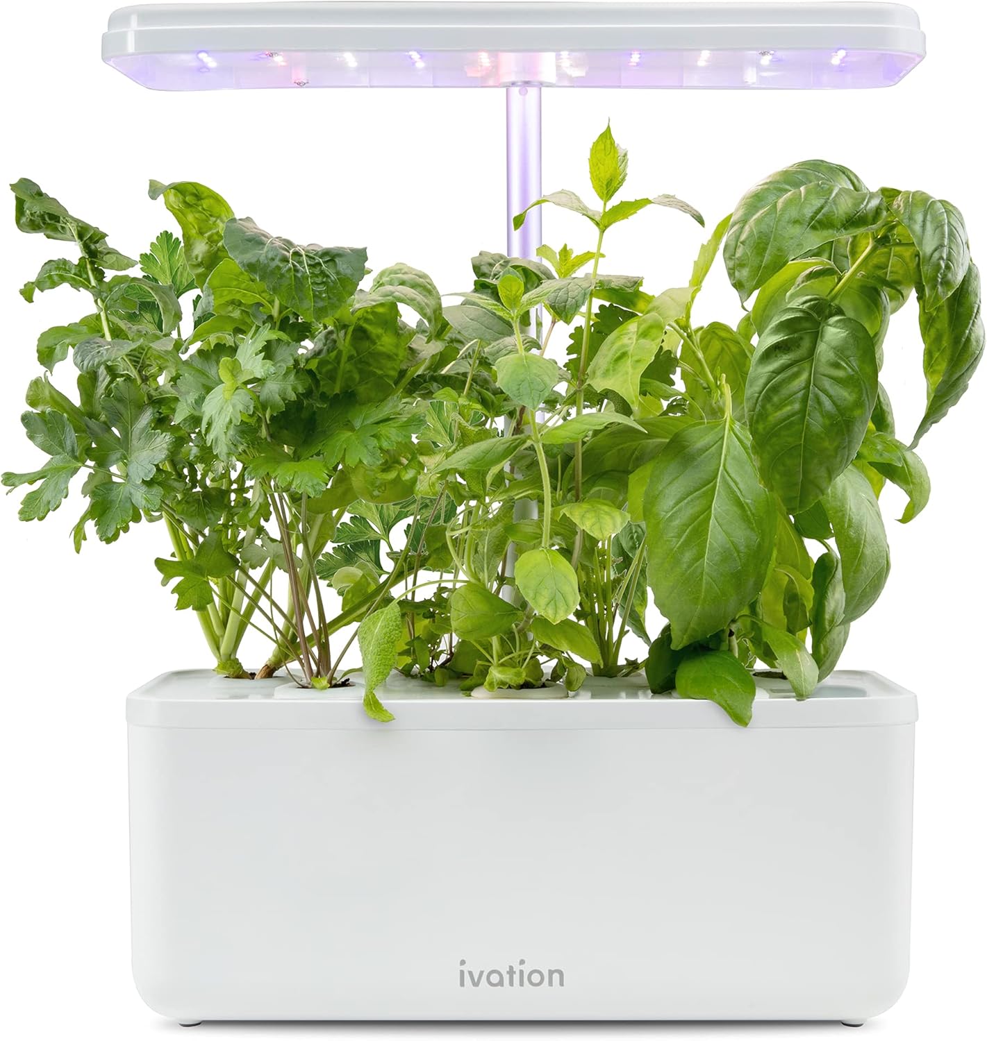 7-Pod Indoor Hydroponics Growing System Kit with LED Grow Light Y5638
