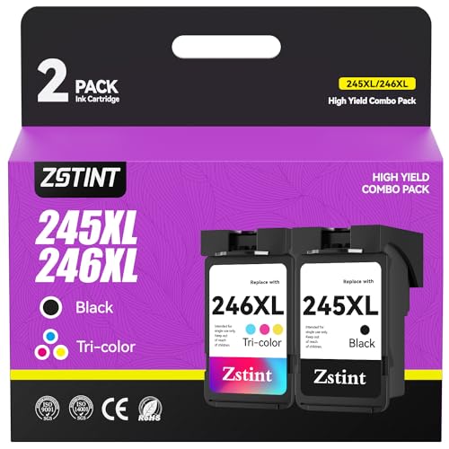 245XL 246XL Ink Cartridge Combo Pack Replacement for Canon Printer I5163