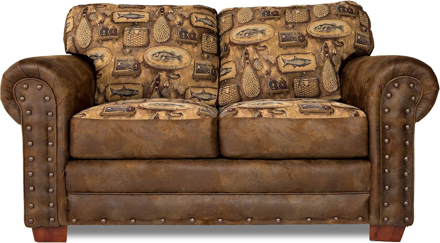 Brown Loveseat R256040