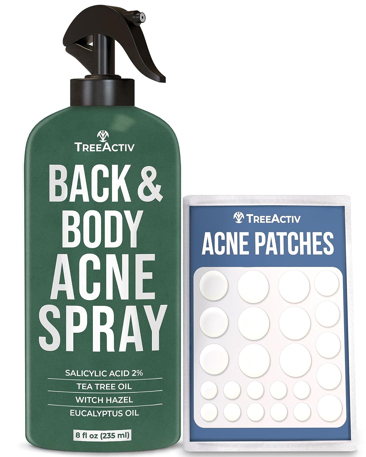 8 fl oz 2% Salicylic Acid Body Acne Treatment Spray N9834