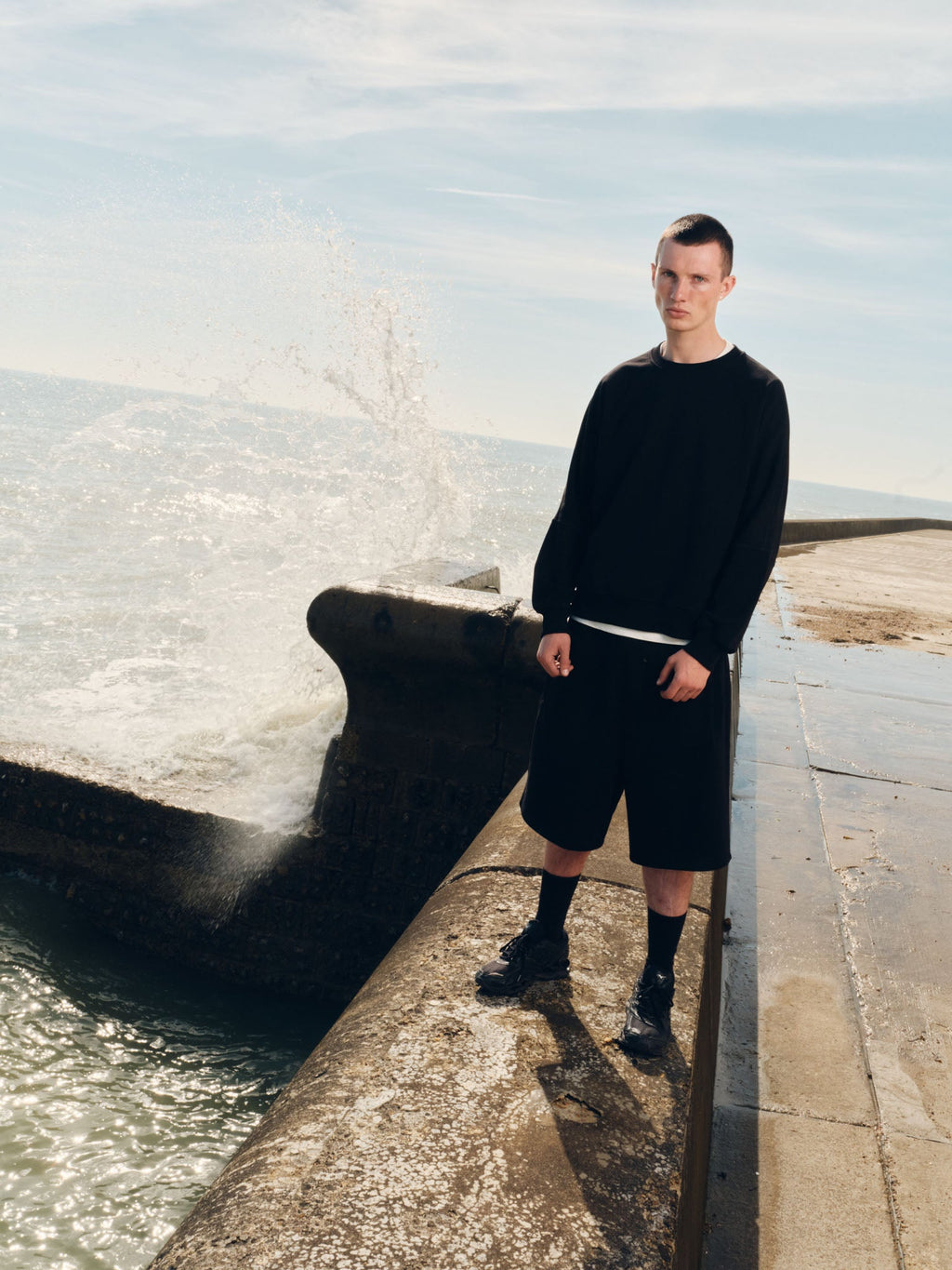 DRIFT JOGGER SHORTS - TRUE BLACK