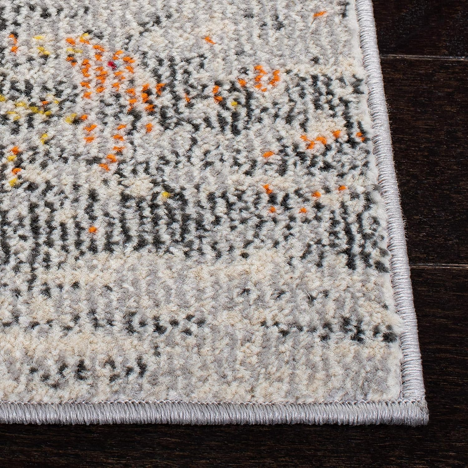 2'2" x 12' Grey Gold Runner Rug B12500