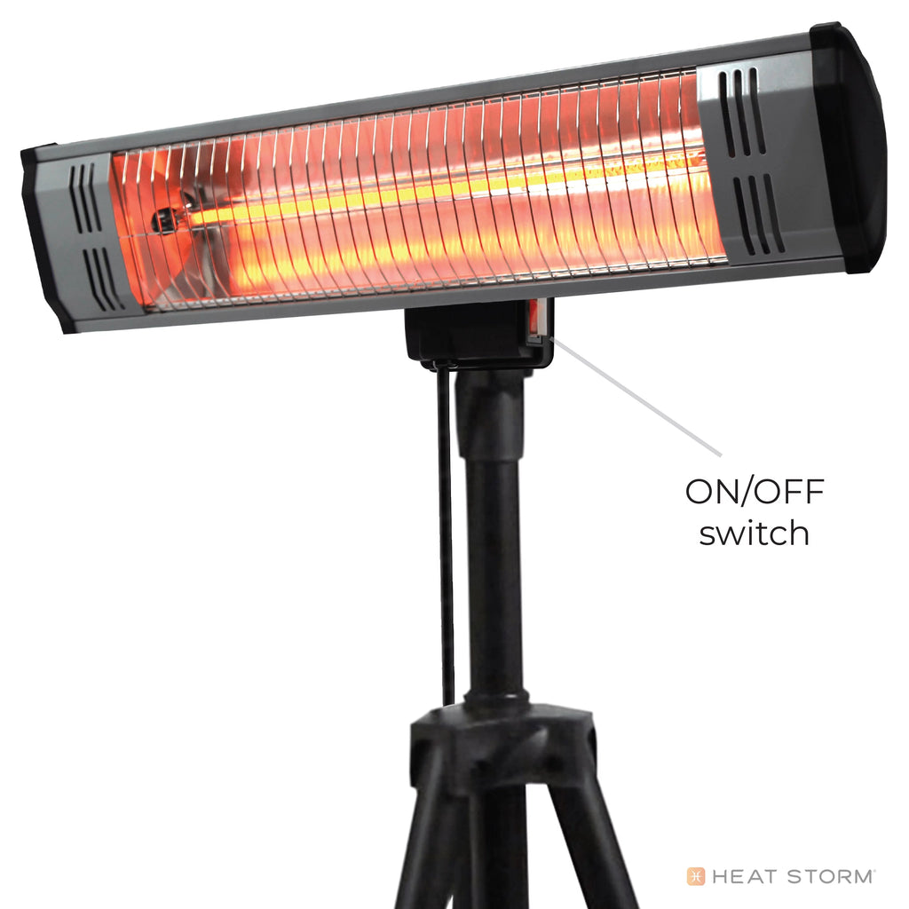 1500 Watt Electric Outdoor Heater with Tripod G27384