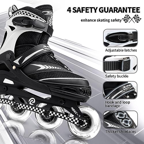 Adjustable Inline Skates with Full Light Up Wheels L723372