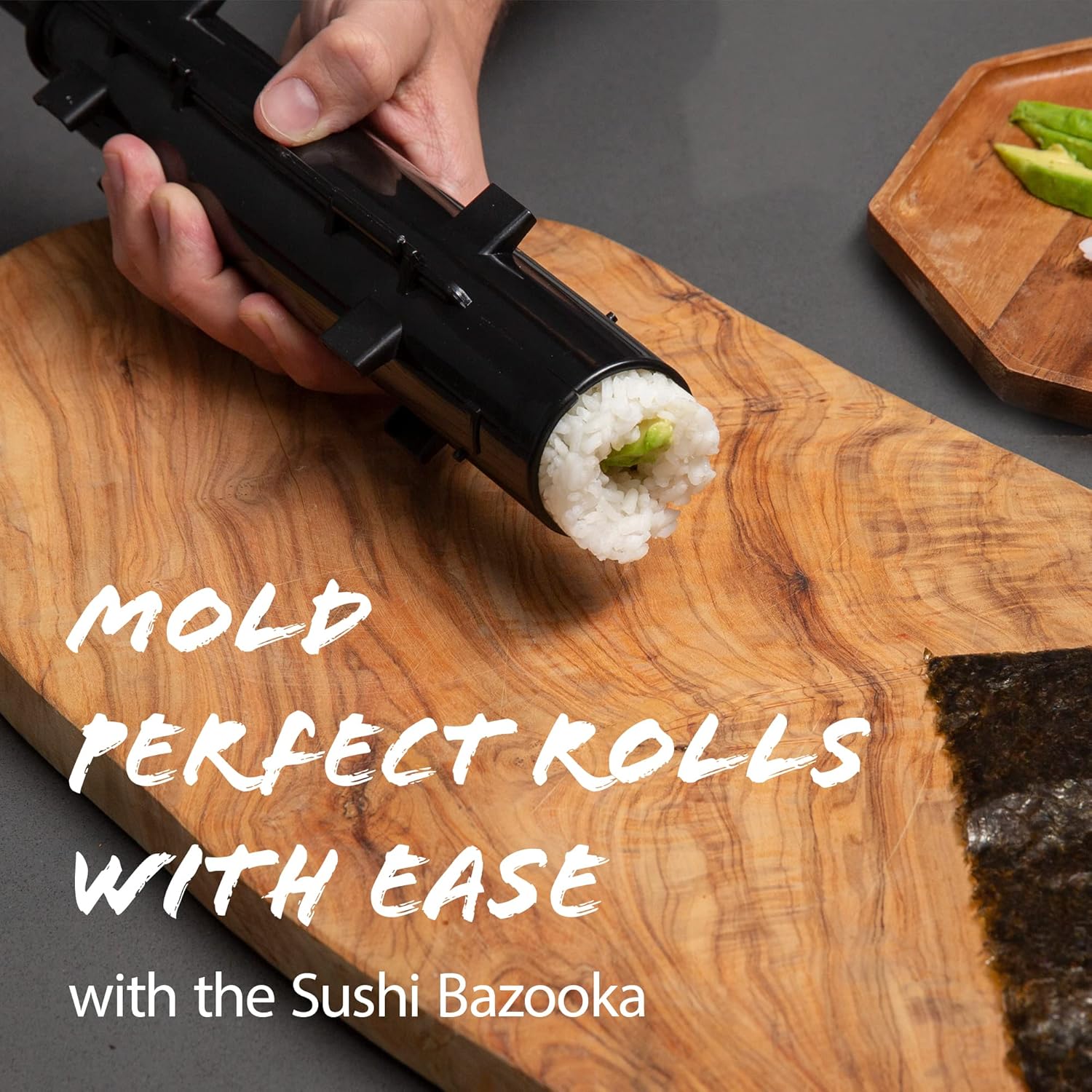 3 Pack Sushi Roller Mold Makes 8" Rolls Food Grade Plastic X2515