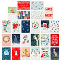 24 Designs Boxed Christmas Cards with Envelopes V90912