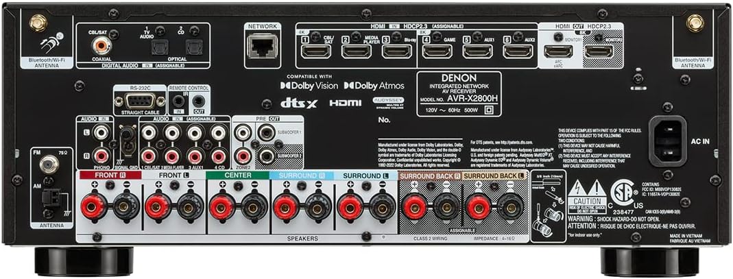 7.2 Ch 8K UHD Home Theater AVR K38907