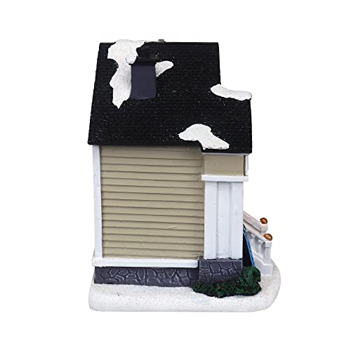 Lighted Musical Snow Village Collectible Building Houses T414