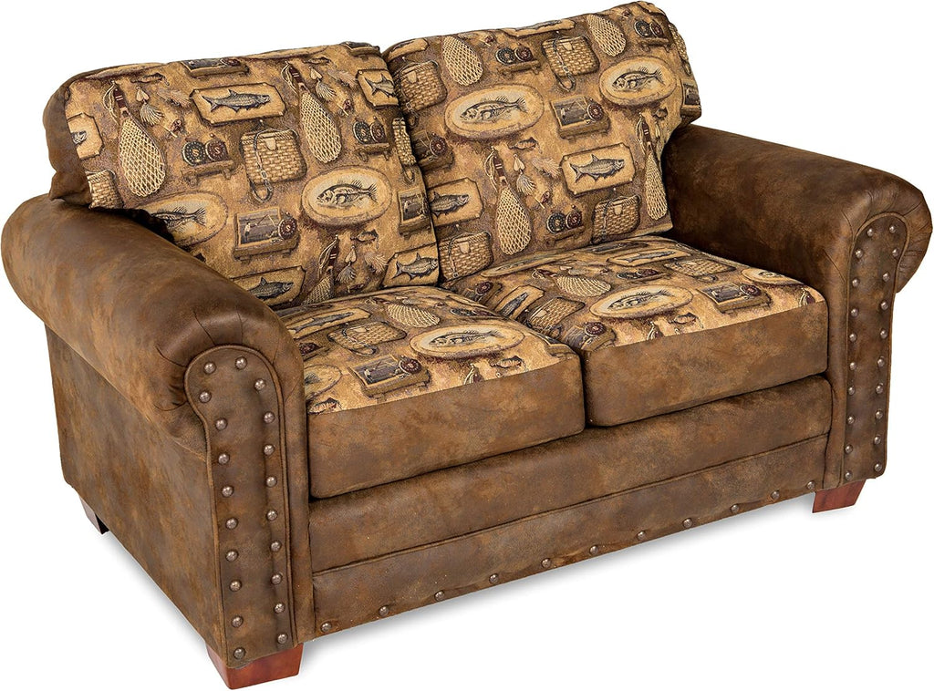 Brown Loveseat R256040