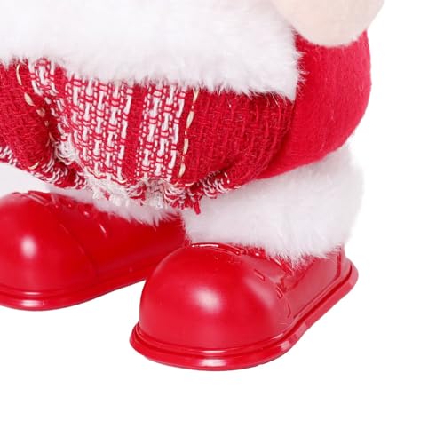 Red & White Singing & Dancing Santa Claus B41514
