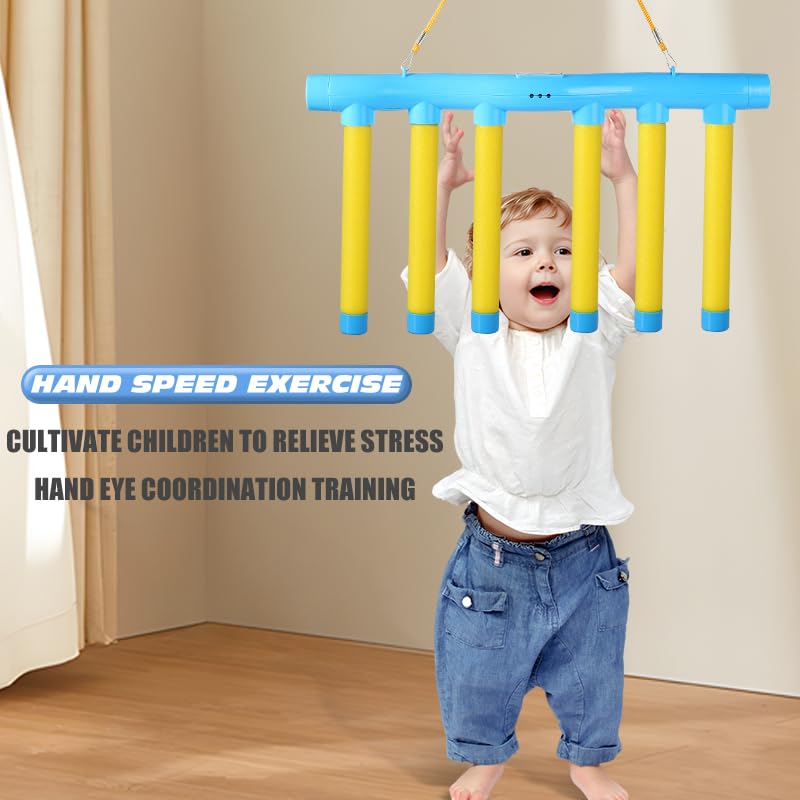 Blue Adjustable Speed Catching Sticks Game O66920