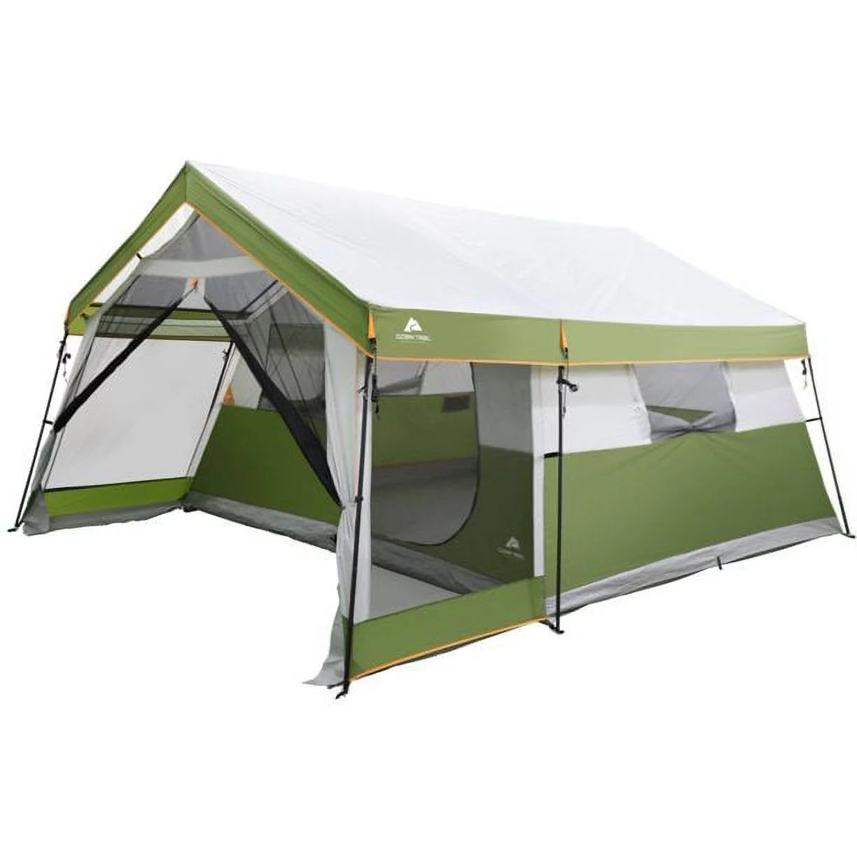 8-Person Family Cabin Tent with Screen Porch, Green Q56587