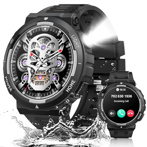 1.53” Rugged Smart Watch with LED Flashlight M99710