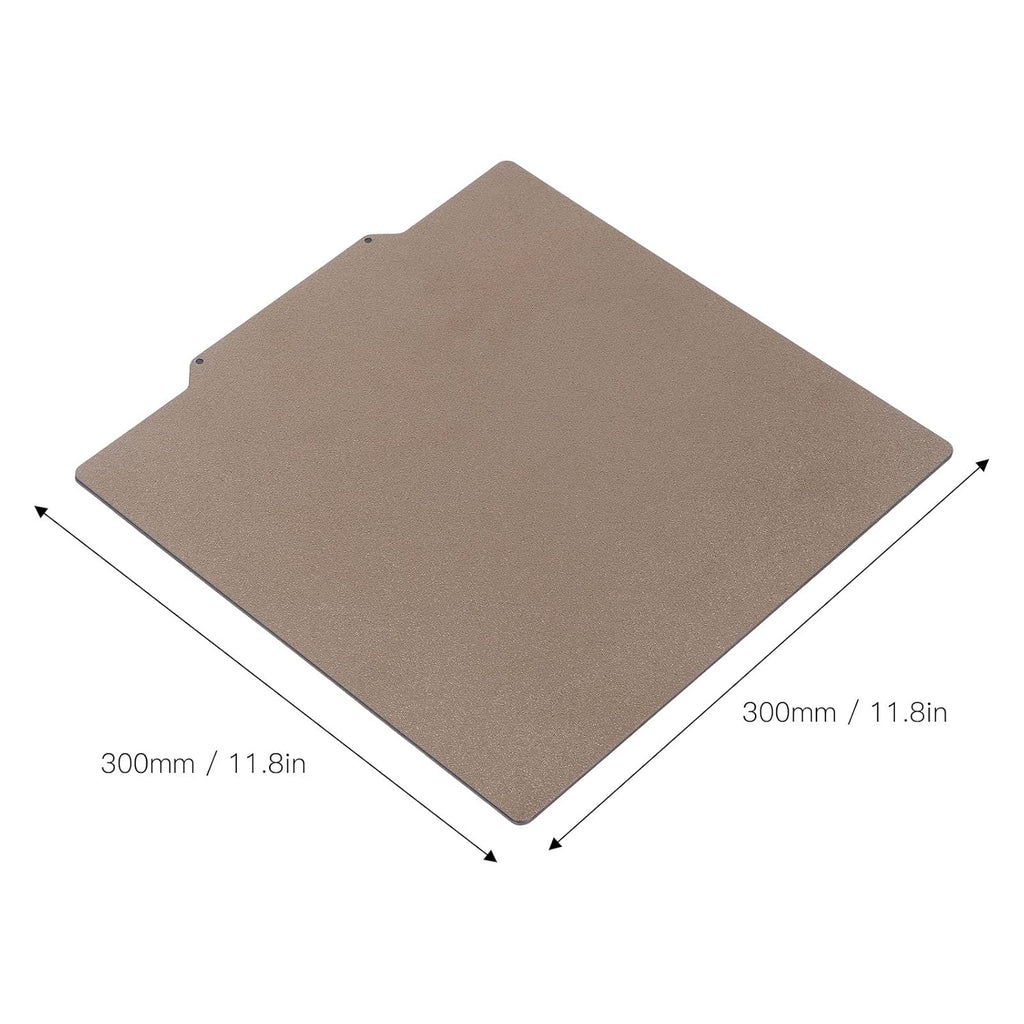 300x300MM 3D Printer Build Plate Smooth Carbon Fiber PET Textured PEI Spring Steel Sheet E8888
