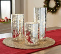 Silver Illuminated Snowflake Hurricanes A681094