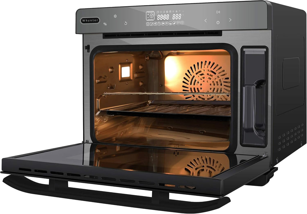 40 Quart Counter-Top Convection Steam Oven, Black Stainless Steel A753
