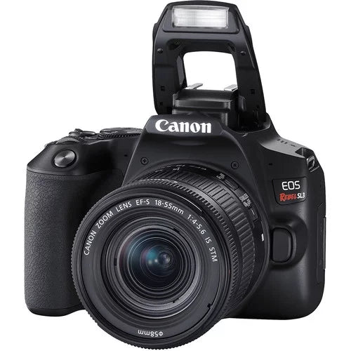 Black DSLR Camera with 18-55mm Lens H272637
