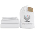 White 800-Thread-Count Organic Cotton King Sheet Set X415