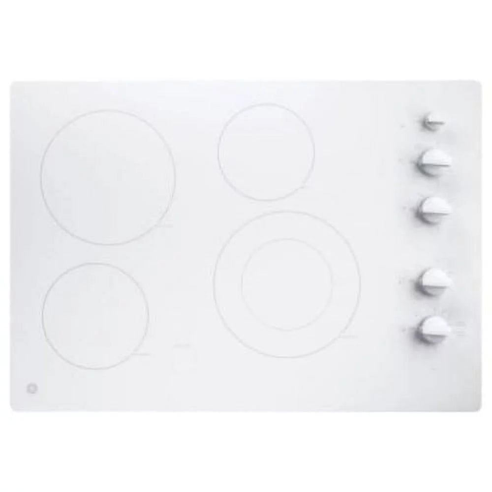 30 Inch Electric Smoothtop Cooktop White G6784