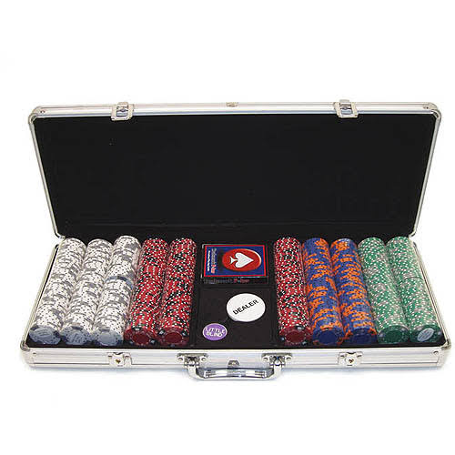 500 11.5g Poker Chip Set with Aluminum Case C768