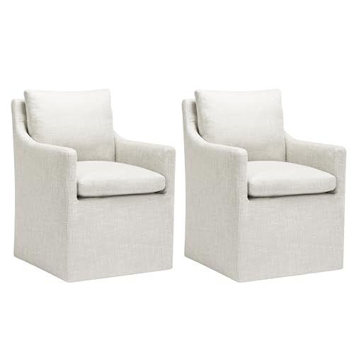 Upholstered Dining Chair with 4 Casters J6667