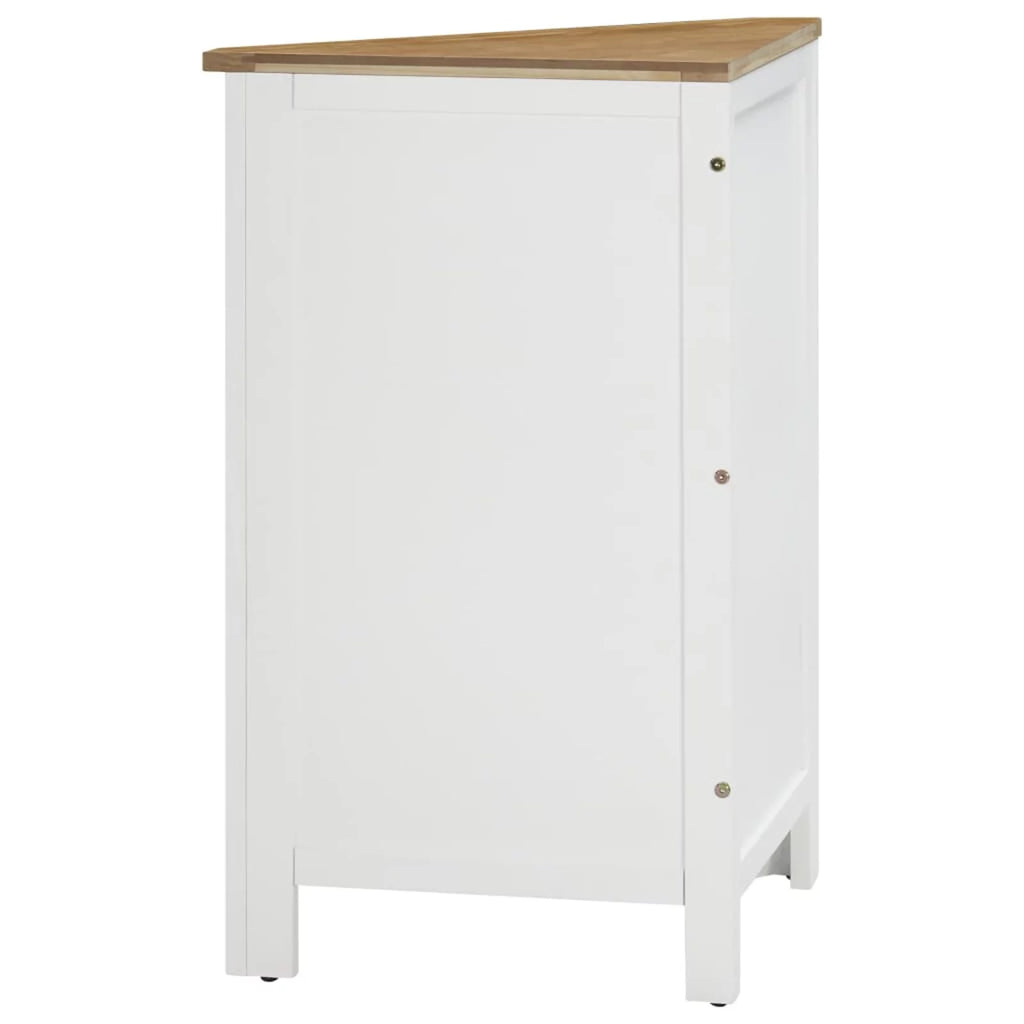 Solid Oak Wood Corner Cabinet 23.2"x17.7"x31.5" U118
