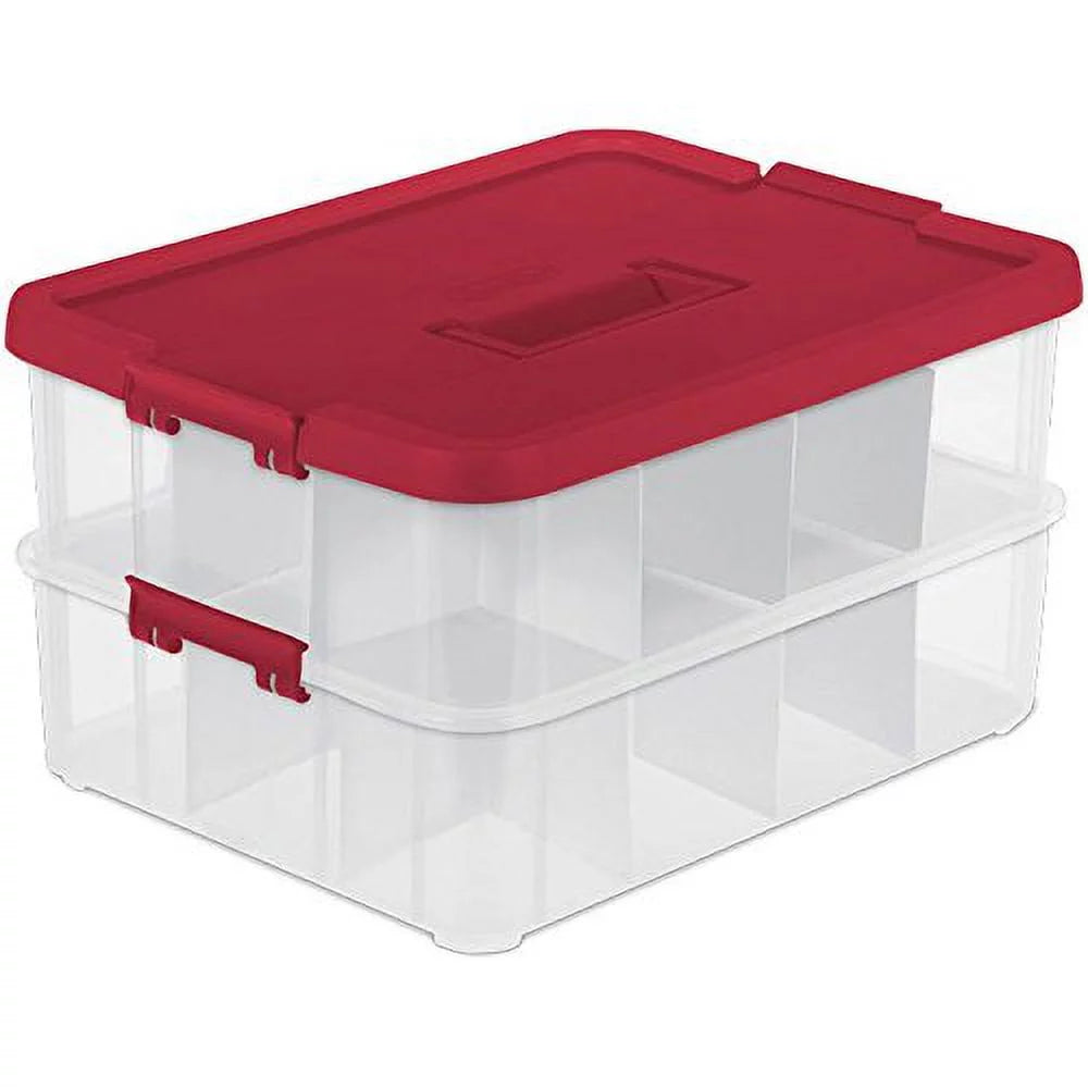 2-Layer Red Ornament Box R972655
