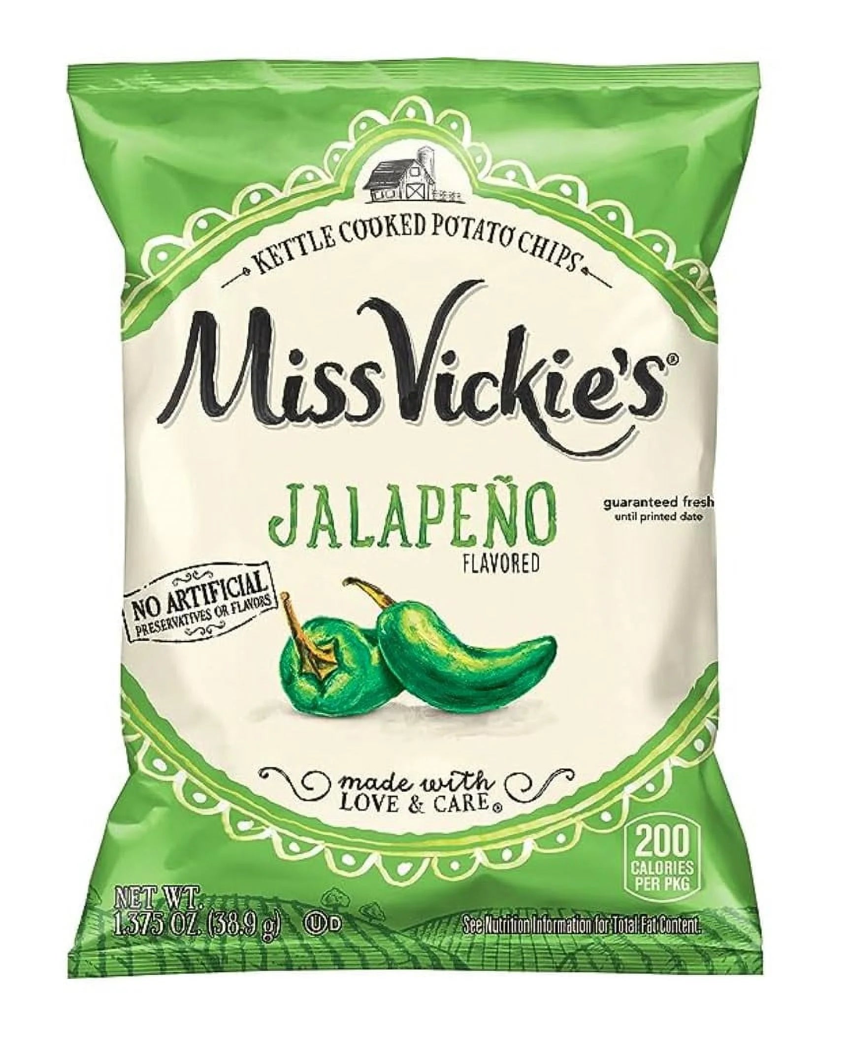 Jalapeno Flavored Chips 8 Pack 1.38 oz Each L698143
