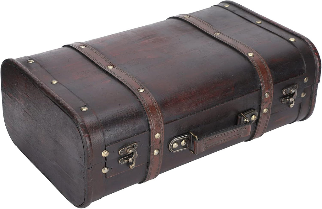 Antique Wooden Suitcase M7874