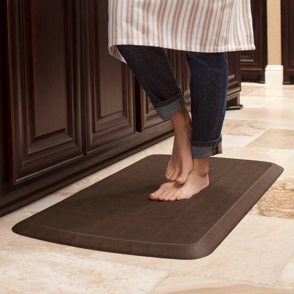 Rustic Brown Anti Fatigue Kitchen Mat G217122