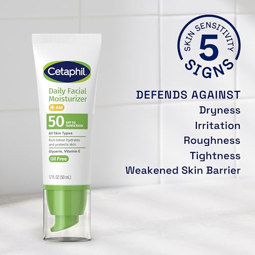 Daily Facial Moisturizer SPF 50, 1.7 Fl Oz (Pack of 2) D61567