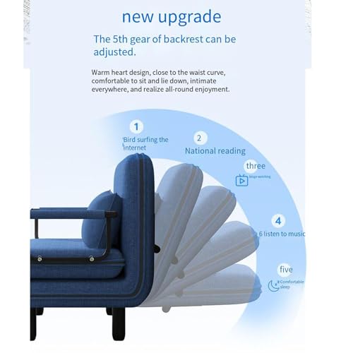 Twin Size Memory Foam Convertible Sofa Bed with Washable Cover L719862