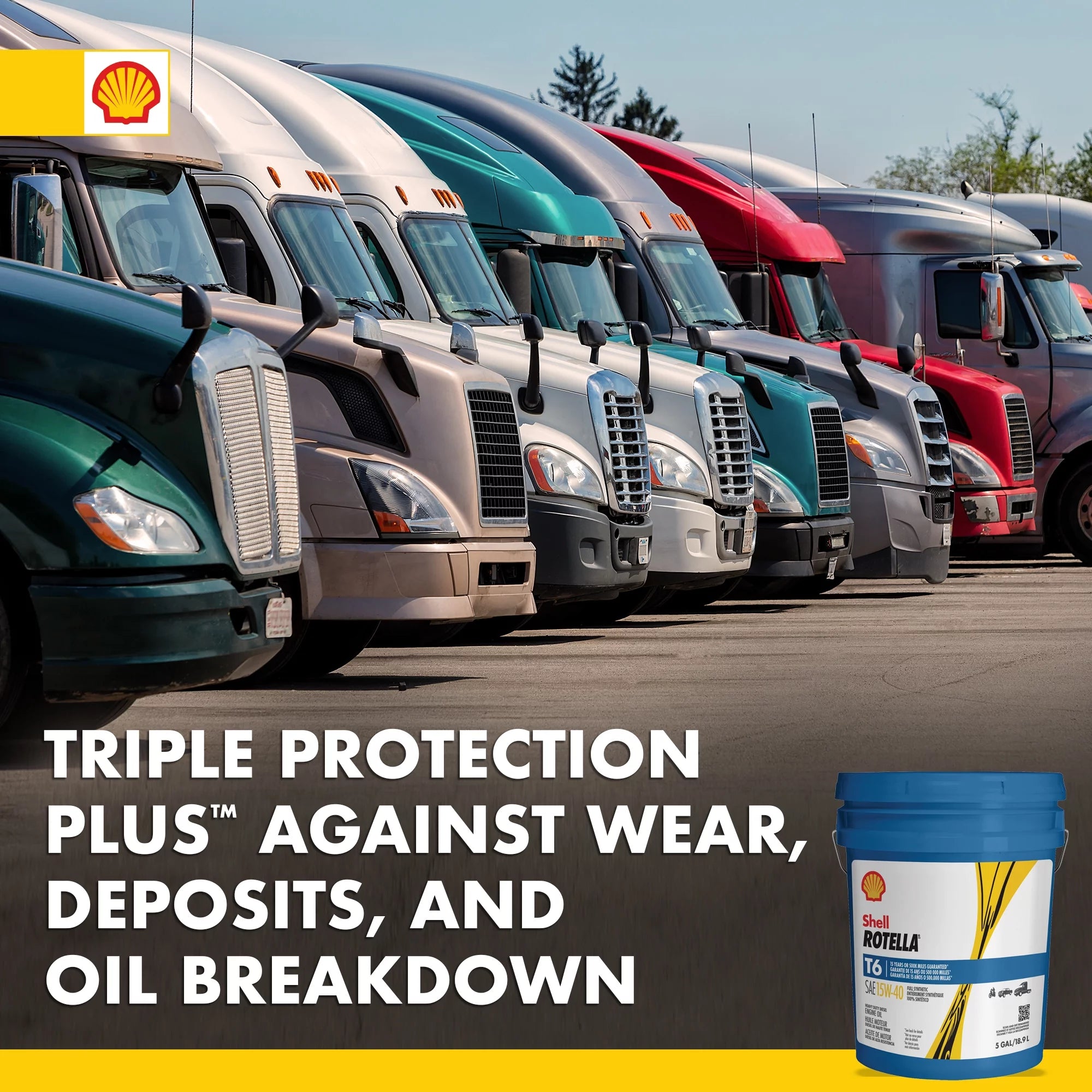 15W-40 Full Synthetic Diesel Engine Oil, 5 Gallon C8587