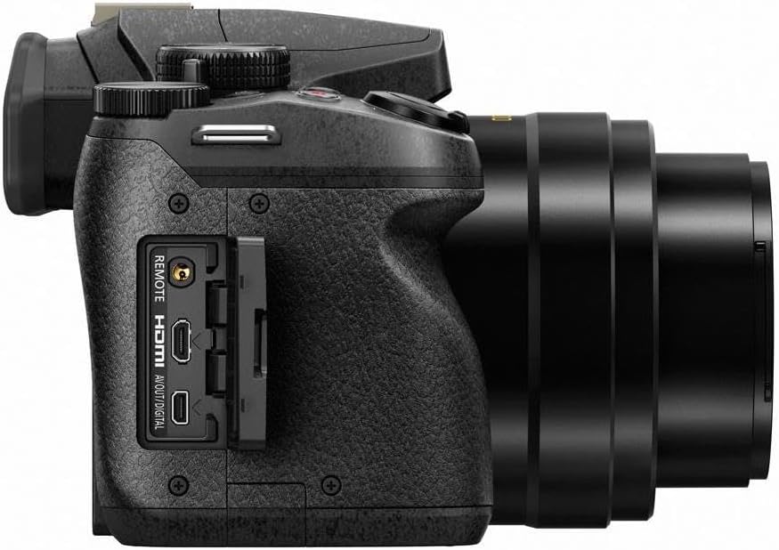 Black 12.1 Megapixel 4K Digital Camera with 24X Zoom Lens G369