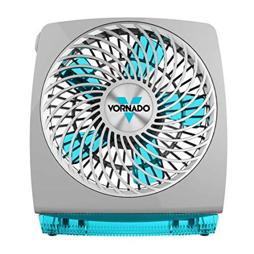 Black Compact Personal Air Circulator Fan C7342