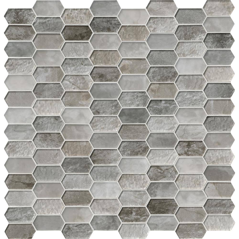 12 in. x 12 in. x 8mm Glass Mesh-Mounted Mosaic Tile (10 Sq. ft. / CASE) L7538