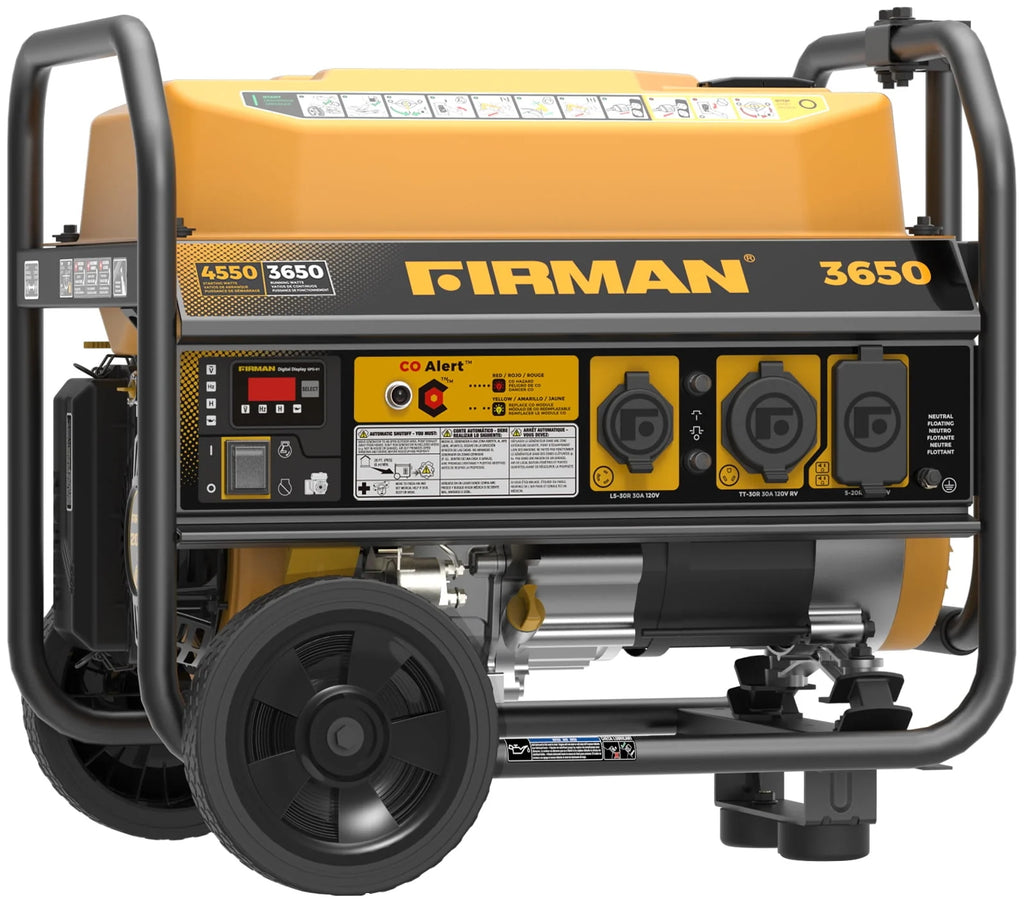 4550/3650 Watt Gas Portable Generator O976