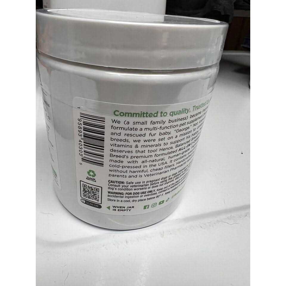All-in-1 Canine Supplement & Multivitamin Y39633